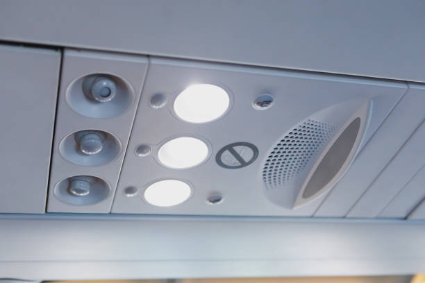 istock overhead light and air conditioner in airplane cabin 1131242158