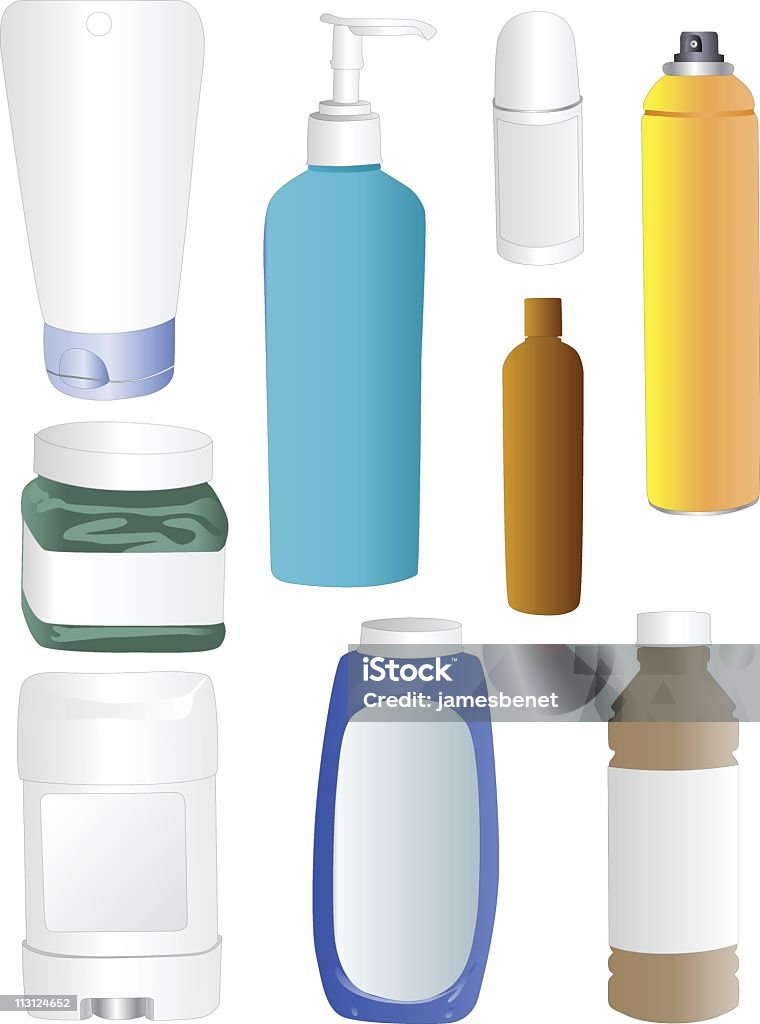 Plastic Bottles (Vector)  Plastic Container stock vector
