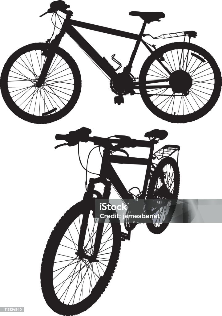 Fahrräder (Vektor - Lizenzfrei Fahrrad Vektorgrafik