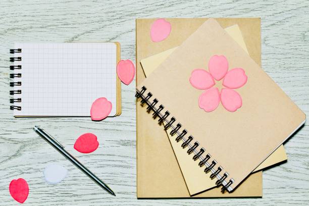 istock Sakura of confetti and notes 1131254727