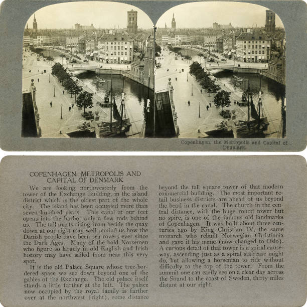 Copenhagen, Denmark, 1897 stereograph card