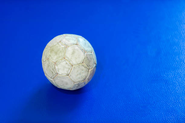 istock High Angle View Of Handball At Court 1131263836