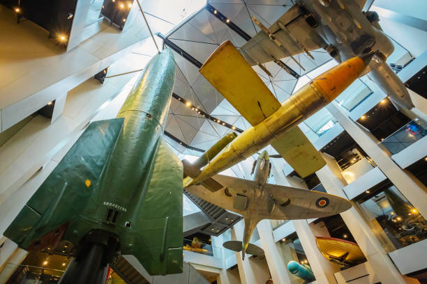 London, UK - May 22 2018: Imperial War Museums (IWM)  intended to record the civil and military war effort and sacrifice of Britain and its Empire during the First World War