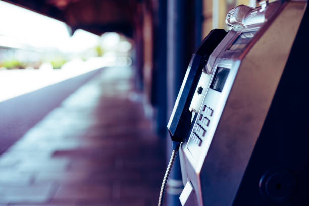 istock Outdoor and public phones 1131272811