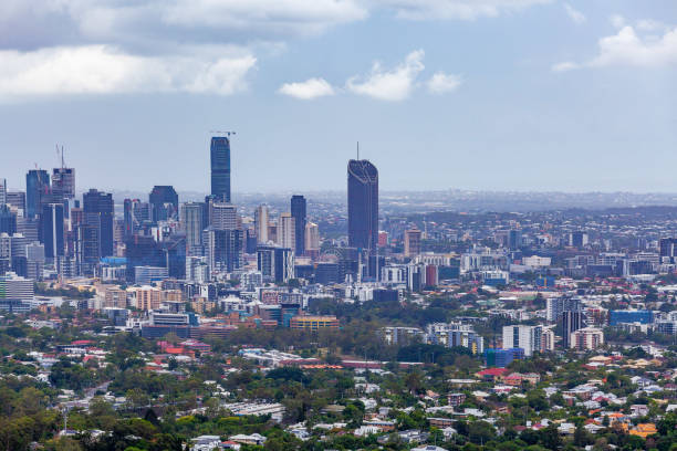 istock Brisbane city viewed from mount Coot-tha lookout 1131277340