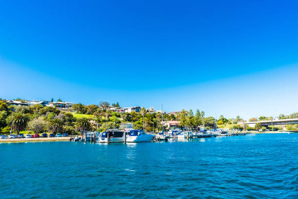 istock Residential area along the river 1131280330