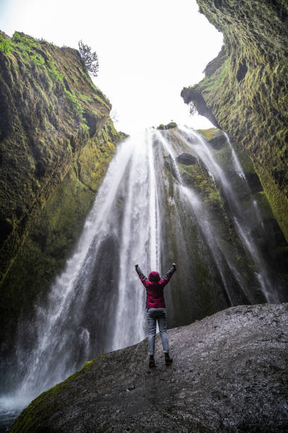 istock Majestic Gljufrabui waterfall cascade in Iceland 1131282054