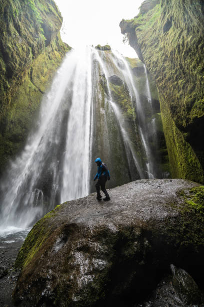 istock Majestic Gljufrabui waterfall cascade in Iceland 1131282163
