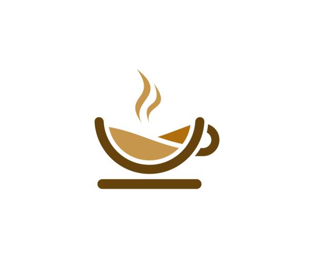 커피 아이콘 - coffee cup hot drink coffee coffee crop stock illustrations