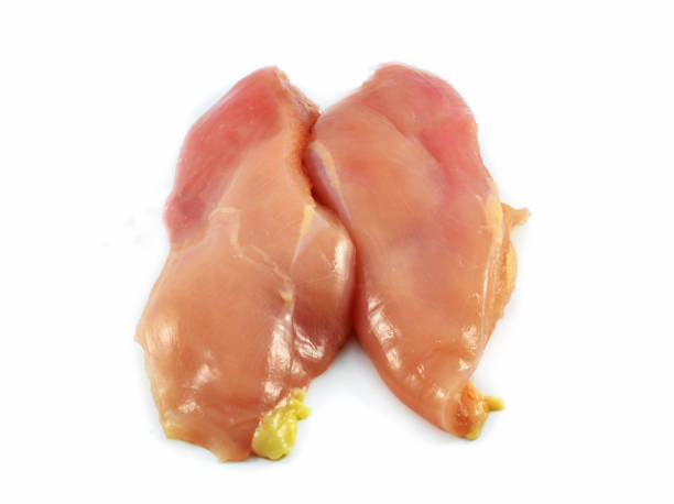 istock Fresh raw chicken breast isolated on white background 1131286758