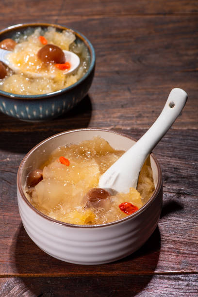 istock Tremella soup on wooden table 1131292344