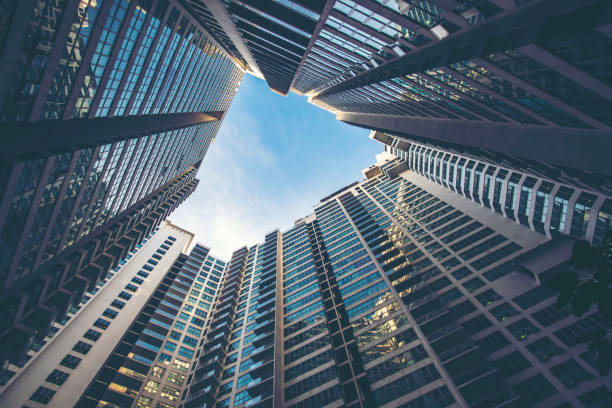 Ant view for building in Singapore