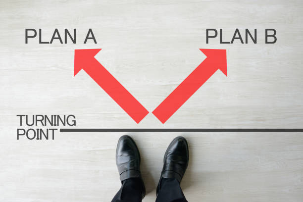 Business concepts, choice of plan Business concepts, choice of plan office buddies stock pictures, royalty-free photos & images