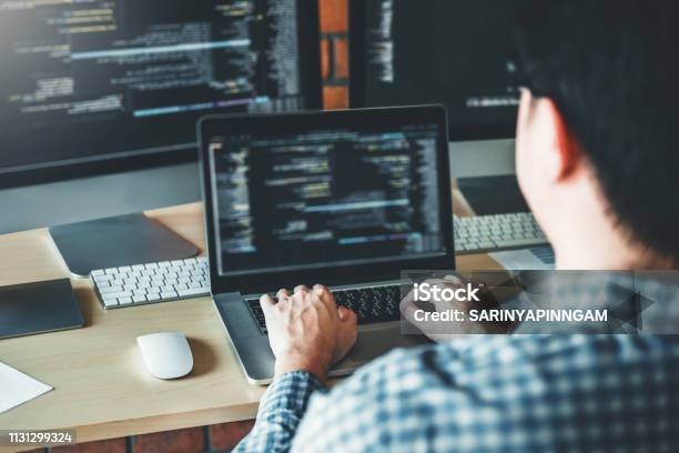 Developing Programmer Development Website Design And Coding ...