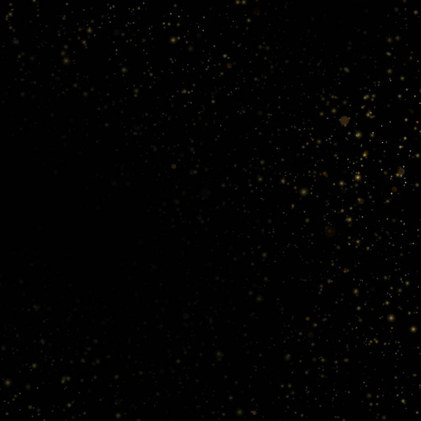 istock Glitter threads of curtain backdrop on black. Sparkling of shimmering light blurs. Gold particles lines rain. Fashion strass drops with shiny sequins. Christmas and New Year effect. EPS 10 1131301568