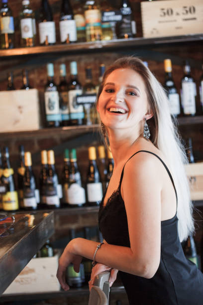 istock Female sommelier waiting wine for degustation 1131319663
