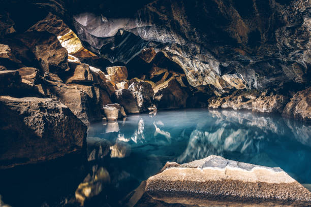 istock Grjotagja Cave Hot Spring Iceland 1131319975