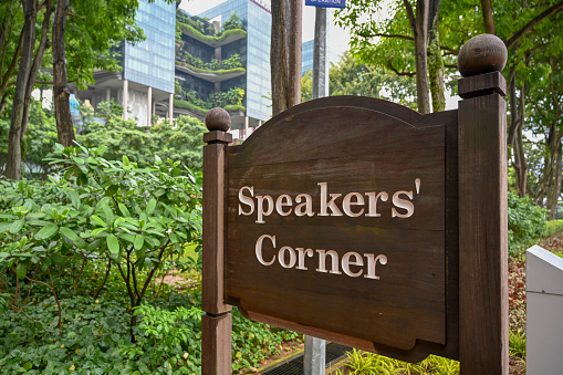 Speakers Corner in Singapore is the only place in the country where people can demonstrate or speak about pretty much anything. But first they need to register at the government.