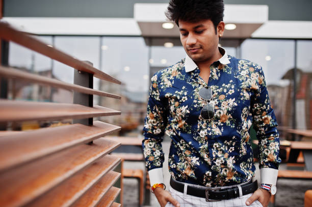Attractive and handsome stylish indian man