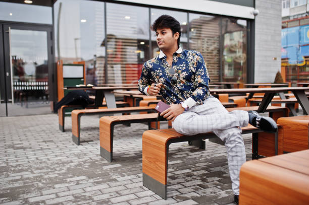 istock Attractive and handsome stylish indian man 1131325985