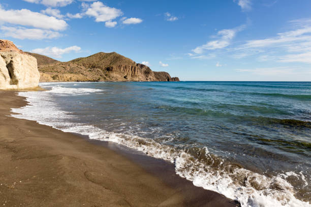 Beach in La Isleta del Moro, Cabo de Gata Natural Park, Spain