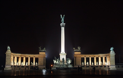 Brandenburg Gate and Quadriga in Berlin City, Germany