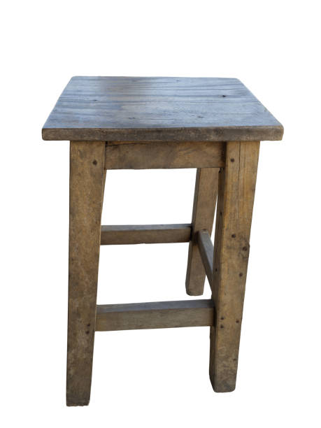 istock Old wooden chair on white background. (clipping path) 1131332778