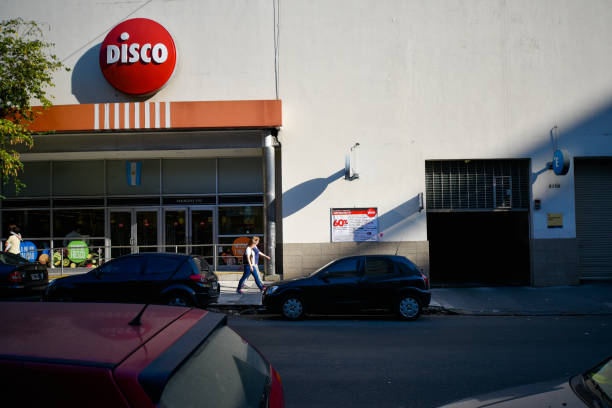 Argentine supermarket Disco stock photo