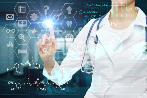 istock Health and futuristic concept 1131340932