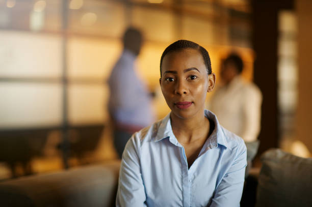 istock Young female entrepreneur portrait confident 1131342790