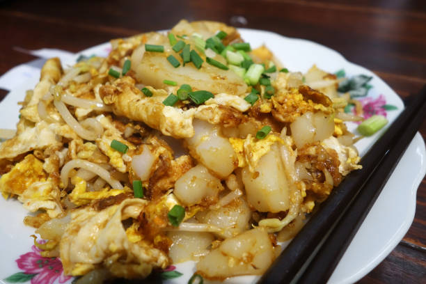istock Fried rice carrot cake with bean sprouts 1131343799