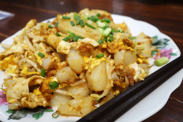 istock Fried rice carrot cake with bean sprouts 1131345051