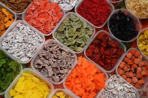 istock Assorted dried fruits and candy 1131345299