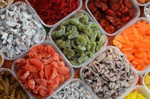 istock Asseorted dried fruits and candy 1131345459