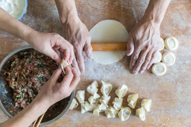 istock Homemade Cooking chinese Ravioli (Huntun Yuntun Wonton) 1131350391