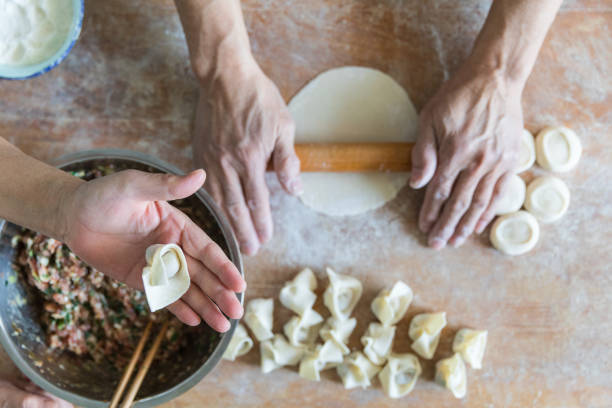 istock Homemade Cooking chinese Ravioli (Huntun Yuntun Wonton) 1131350429
