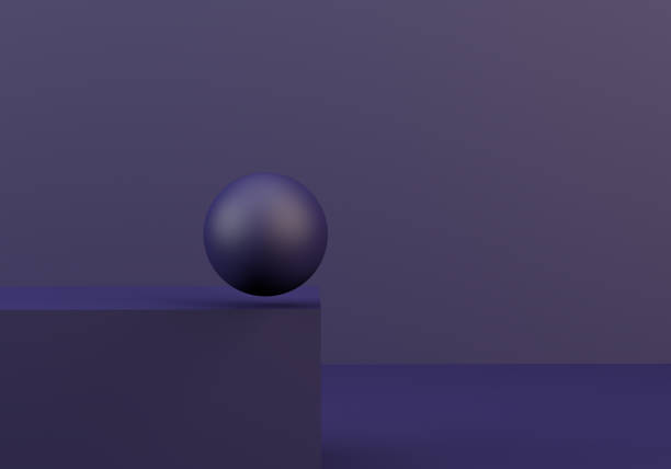 istock 3d Sphere Minimalist geometrical abstract background, pastel colors, 3D render. 1131359658