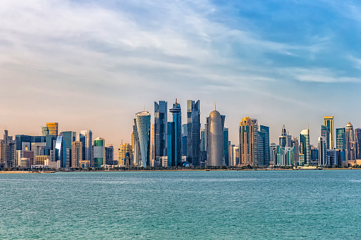 Vistas a la ciudad de Doha. Qatar. photo