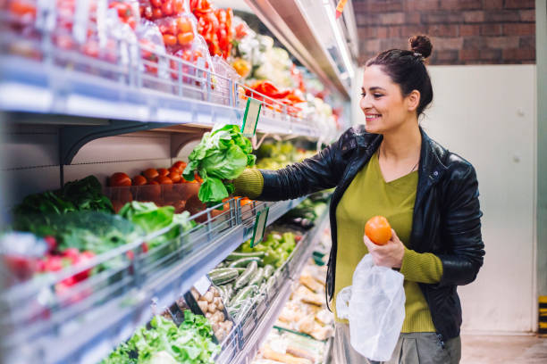 istock Woman Groceries Shopping 1131360009
