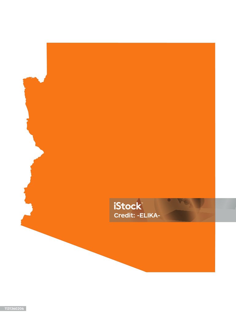 Arizona map vector illustration of Arizona map Arizona stock vector