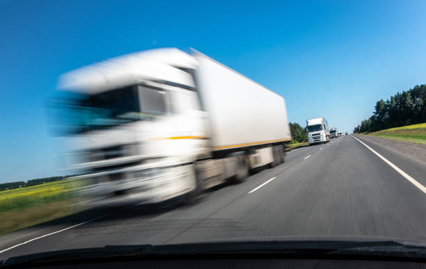 istock Truck on road 1131361843