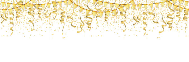 istock seamless golden colored confetti, streamers and garlands background 1131363271