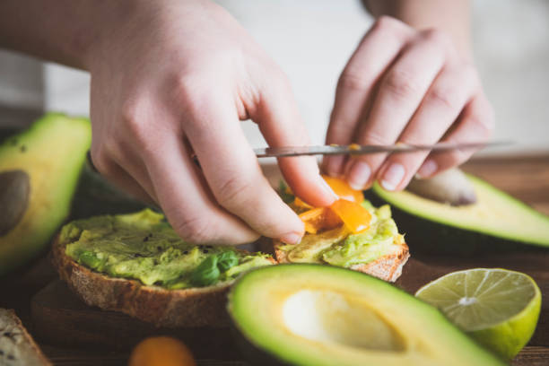 istock Sandwich with fresh tomato and avocado 1131365605