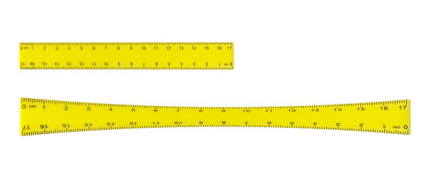 istock Normal and elongated ruler as a metaphor for penis size 1131365802