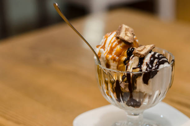 istock Balls of ice cream close up 1131365823