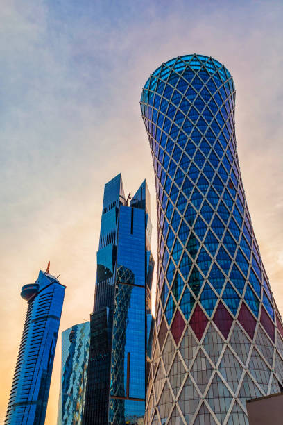 istock Sky scrapers in Doha city. Qatar. 1131369909