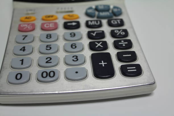 Calculator Machine for calculation 성인 stock pictures, royalty-free photos & images