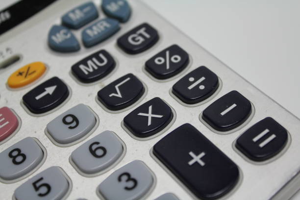 Calculator Machine for calculation 성인 stock pictures, royalty-free photos & images