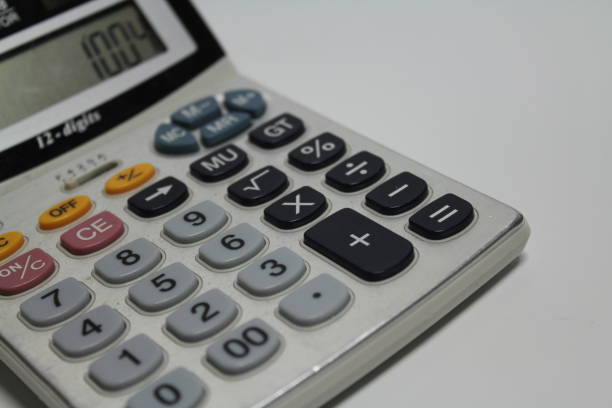 Calculator Machine for calculation 성인 stock pictures, royalty-free photos & images