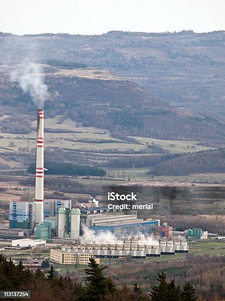 Prunerov Coal Power Plant Stock Photo - Download Image Now - Building Exterior, Built Structure, Change